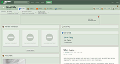 Desktop Screenshot of be-a-fatty.deviantart.com