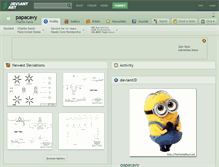 Tablet Screenshot of papacavy.deviantart.com