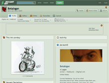 Tablet Screenshot of betalogan.deviantart.com