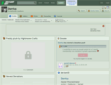 Tablet Screenshot of dorrica.deviantart.com