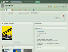 Tablet Screenshot of d3funktion.deviantart.com