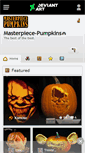 Mobile Screenshot of masterpiece-pumpkins.deviantart.com