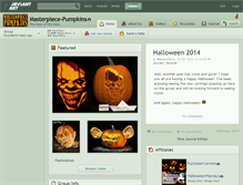 Tablet Screenshot of masterpiece-pumpkins.deviantart.com