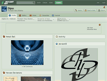 Tablet Screenshot of dipso.deviantart.com