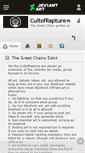 Mobile Screenshot of cultofrapture.deviantart.com