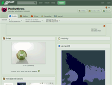 Tablet Screenshot of pinkpanthress.deviantart.com