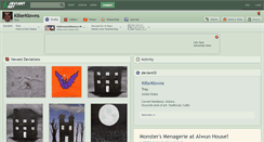 Desktop Screenshot of killerklowns.deviantart.com