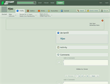 Tablet Screenshot of njao.deviantart.com
