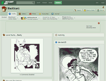 Tablet Screenshot of blackscarz.deviantart.com