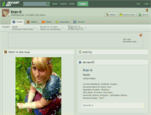 Tablet Screenshot of kran-it.deviantart.com