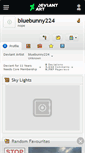 Mobile Screenshot of bluebunny224.deviantart.com