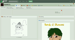 Desktop Screenshot of derek8121.deviantart.com