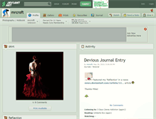 Tablet Screenshot of mrcroft.deviantart.com