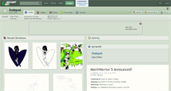 Desktop Screenshot of dodopod.deviantart.com