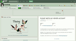 Desktop Screenshot of horsehugs.deviantart.com