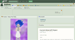 Desktop Screenshot of iwolfpirate.deviantart.com