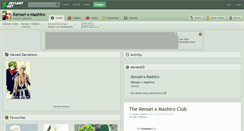 Desktop Screenshot of kensei-x-mashiro.deviantart.com