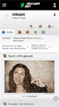 Mobile Screenshot of mikalet.deviantart.com