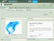 Tablet Screenshot of animexfytraps.deviantart.com
