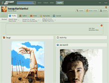 Tablet Screenshot of bassguitaristanbul.deviantart.com