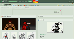 Desktop Screenshot of hiddenkunai.deviantart.com