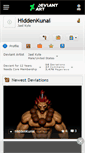Mobile Screenshot of hiddenkunai.deviantart.com