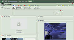 Desktop Screenshot of darkstormx1.deviantart.com