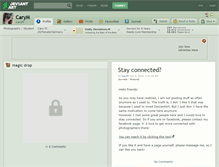 Tablet Screenshot of carym.deviantart.com