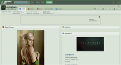 Desktop Screenshot of cryinghorn.deviantart.com
