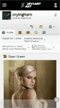 Mobile Screenshot of cryinghorn.deviantart.com