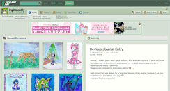 Desktop Screenshot of ingimoonlily.deviantart.com