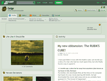 Tablet Screenshot of galge.deviantart.com