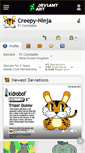 Mobile Screenshot of creepy-ninja.deviantart.com