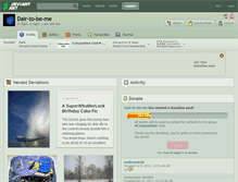 Tablet Screenshot of dair-to-be-me.deviantart.com