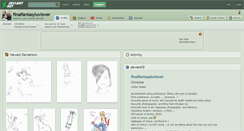 Desktop Screenshot of finalfantasyluvlover.deviantart.com