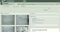 Desktop Screenshot of elephrantic.deviantart.com