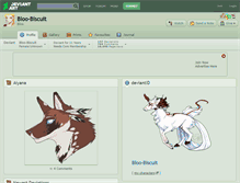 Tablet Screenshot of bloo-biscuit.deviantart.com