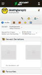 Mobile Screenshot of deathglareplz.deviantart.com