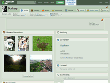 Tablet Screenshot of dockery.deviantart.com