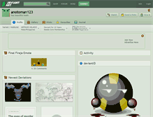 Tablet Screenshot of anotoman123.deviantart.com