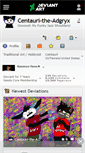 Mobile Screenshot of centauri-the-adgryx.deviantart.com