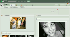 Desktop Screenshot of bluegirl13.deviantart.com