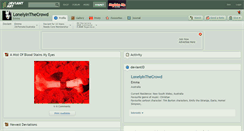 Desktop Screenshot of lonelyinthecrowd.deviantart.com
