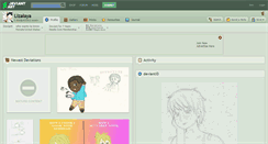 Desktop Screenshot of lizalaya.deviantart.com