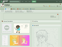 Tablet Screenshot of lizalaya.deviantart.com