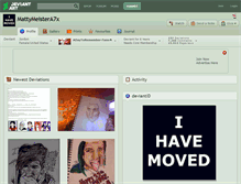 Tablet Screenshot of mattymeistera7x.deviantart.com