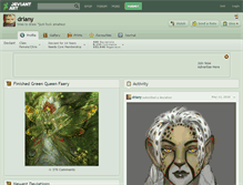 Tablet Screenshot of driany.deviantart.com