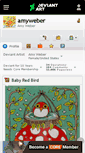 Mobile Screenshot of amyweber.deviantart.com