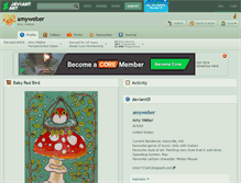 Tablet Screenshot of amyweber.deviantart.com