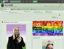 Tablet Screenshot of jdluvasqee.deviantart.com